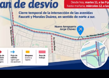 Callao: plan de desvío vehicular tras cierre temporal de avenidas Morales Duárez y Faucett