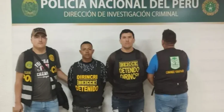 LOS OLIVOS: CAPTURAN A DOS EXTRANJEROS POR PRESUNTAMENTE COBRAR A COMERCIANTES BAJO MODALIDAD ‘GOTA A GOTA’