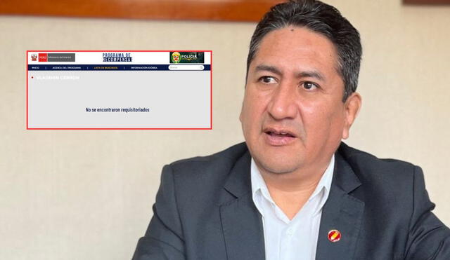 VLADIMIR CERRÓN: LÍDER DE PERÚ LIBRE ES RETIRADO DEL PROGRAMA DE RECOMPENSAS DEL MINISTERIO DEL INTERIOR