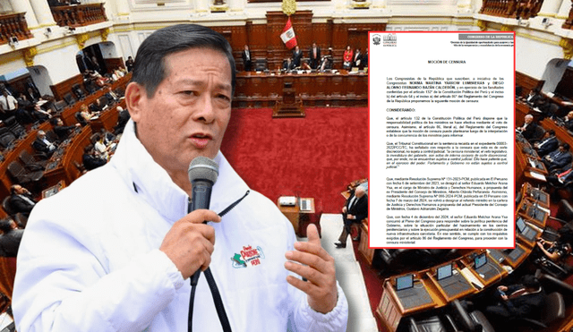 CONGRESO: IMPULSAN MOCIÓN DE CENSURA CONTRA EDUARDO ARANA TRAS FUGA EN PENAL DE LURIGANCHO