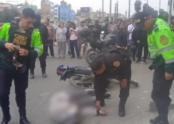 Los Olivos en emergencia: asesinan a motorizado extranjero frente al Mercado Productores de Lima