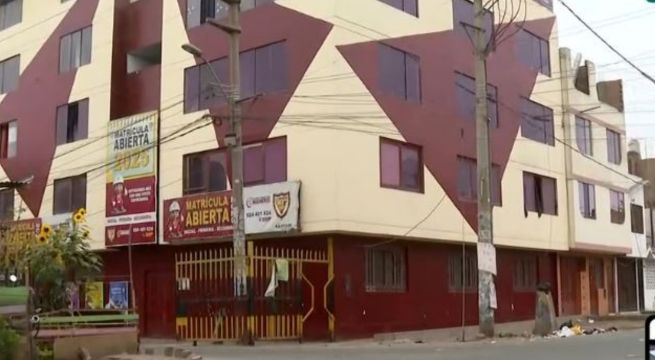 SAN MARTÍN DE PORRES: COLEGIO SUSPENDE CLASES TRAS AMENAZA CON CARTUCHO DE DINAMITA DEJADO POR EXTORSIONADORES