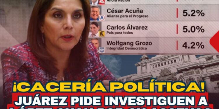Juarez pide investiguen a lopez chau por su ascenso en las encuestas